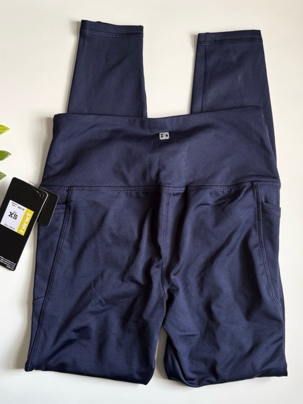NWT hind women’s dark navy blue leggings - Picture 3 of 6